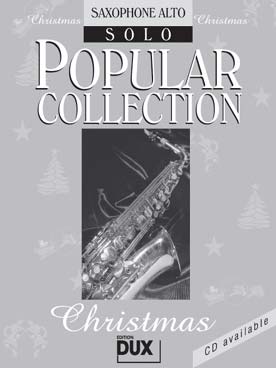 Illustration popular collection christmas sax alto