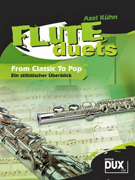 Illustration de FLUTE DUETS from classic to pop