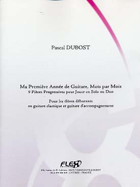 Illustration dubost ma premiere annee de guitare