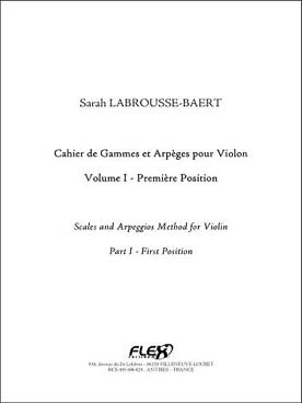 Illustration de Cahier de gammes et arpèges - Vol. 1 : 1re position