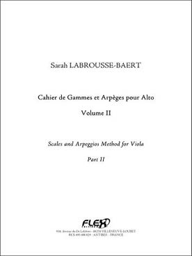 Illustration de Cahier de gammes et arpèges - Vol. 2