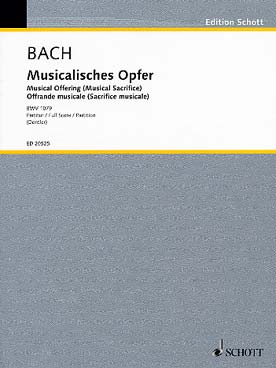 Illustration bach js musicalisches opfer bwv 1079