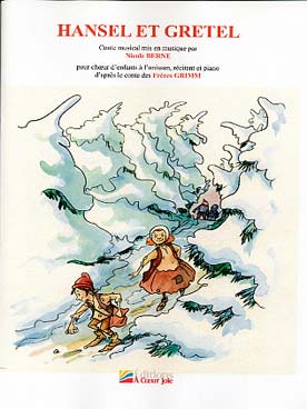 Illustration de Hansel et Gretel pour chœur d'enfants à l'unisson et piano (chant/piano)