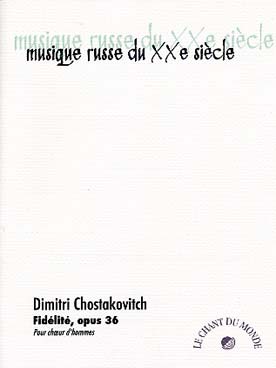 Illustration chostakovitch fidelite op. 136