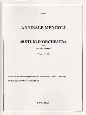 Illustration mengoli 40 studi d'orchestra vol. 1