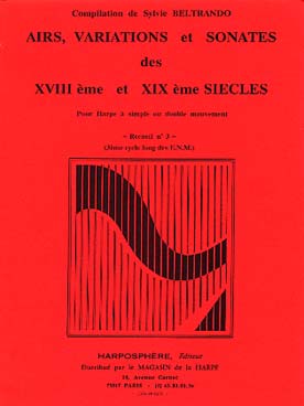 Illustration de AIRS, VARIATIONS ET SONATES des 18e et 19e siècles (tr. Beltrando) - Vol. C