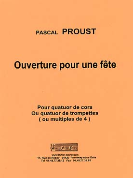 Illustration proust ouverture pour une fete