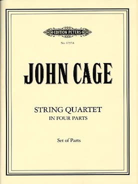 Illustration cage string quartet in 4 parts parties