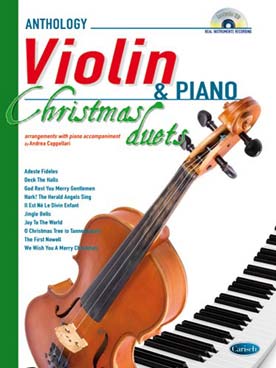 Illustration anthology christmas duets violon/piano