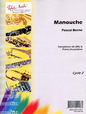 Illustration de Manouche pour saxophone et piano ou accordéon