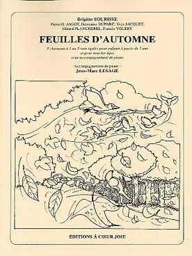 Illustration de Feuilles d'automne pour chœur à l'unisson et piano