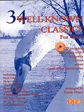 Illustration 34 well known classics oboe + cd