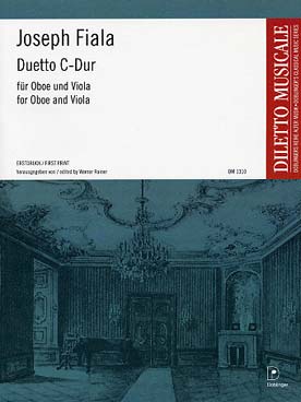 Illustration fiala duetto pour hautbois et alto