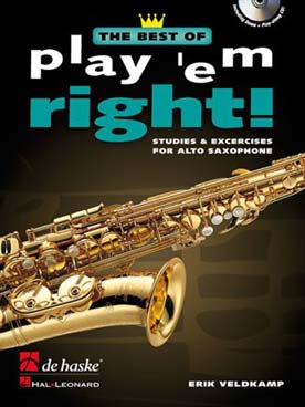 Illustration the best of play'em right ! saxophone