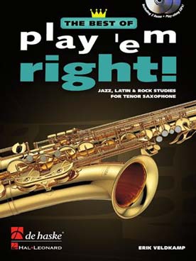 Illustration the best of play'em right ! sax tenor