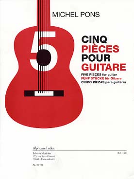 Illustration de Cinq pièces pour guitare