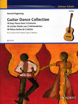 Illustration de GUITAR DANCE COLLECTION (sél. Ragossnig) 18 pièces faciles des 19e et 20e siècles