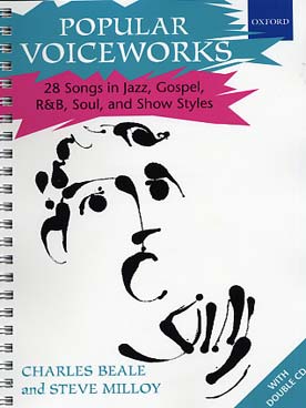Illustration de POPULAR VOICEWORKS - Vol. 1 : 28 songs in jazz, gospel, R&B soul and show styles avec 2 CD