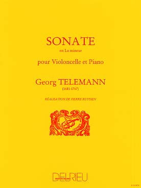 Illustration telemann sonate en la min