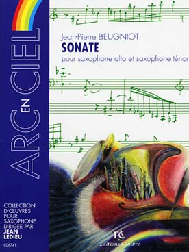 Illustration de Sonate pour saxophone alto et saxophone ténor
