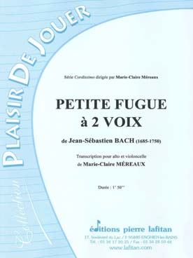 Illustration bach js petit fugue a deux voix