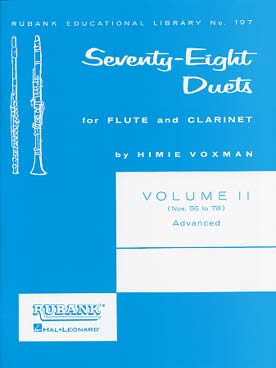 Illustration de 78 duos pour flûte et clarinette - Vol. 2