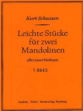 Illustration de Leichte Stücke für 2 mandolinen