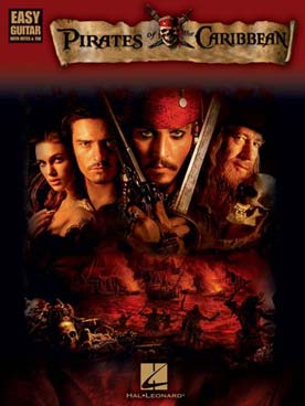 Illustration pirates des caraibes guitare