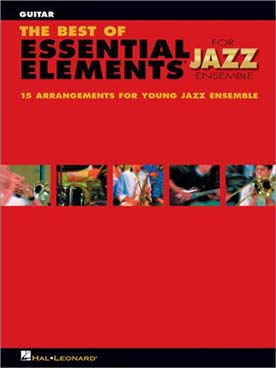 Illustration de BEST OF ESSENTIAL ELEMENTS JAZZ ENSEMBLE - Guitare       