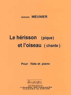 Illustration de Le Hérisson (pique) et l'oiseau (chante)