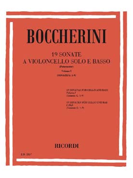 Illustration de 19 Sonates pour violoncelle et basse continue - Vol. 1 : N° 1 à 9