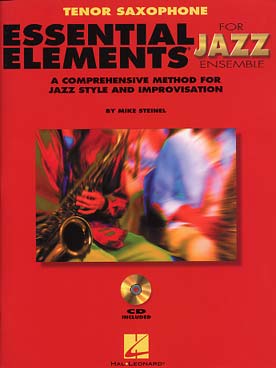 Illustration de ESSENTIAL ELEMENTS FOR JAZZ ENSEMBLE - Saxophone ténor