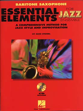 Illustration de ESSENTIAL ELEMENTS FOR JAZZ ENSEMBLE - Saxo baryton