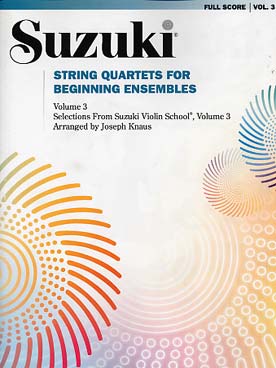 Illustration suzuki string quartets beginning vol.3