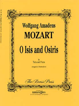 Illustration mozart o isis and osiris