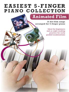 Illustration de ANIMATED FILM arrangement facile pour débutants avec diagrammes de la position des doigts