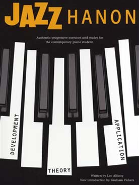 Illustration de JAZZ HANON de Leo Alfassy : théorie (accords, modes, styles...), exercices et études. Texte anglais