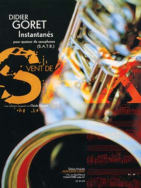 Illustration de Instantanés pour quatuor de saxophones