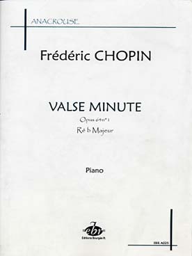 Illustration de Valse minute op. 64 N° 1 en ré b M