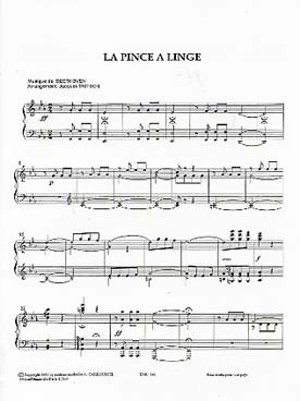 Illustration de La pince à linge par Pierre Dac  et Francis Blanche sur un thème  de Beethoven  
