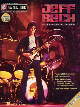 Illustration de JAZZ PLAY ALONG - Vol. 135 : Jeff Beck