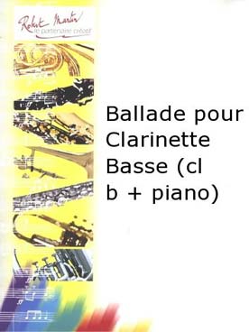 Illustration cadee ballade pour clarinette basse