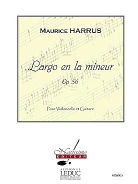 Illustration de Largo en la m pour violoncelle et guitare