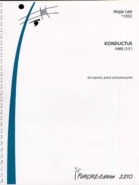 Illustration lee konductus clarinette/clavier/percu