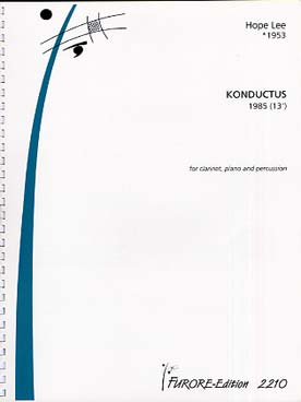 Illustration de Konductus pour clarinette, clavier et percussion