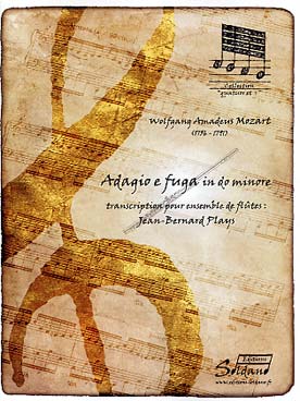 Illustration de Adagio e fuga pour ensemble de flûtes
