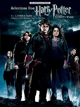 Illustration de HARRY POTTER et la coupe de feu  (Patrick Doyle) - version piano solo grosses notes