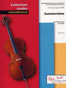 Illustration gershwin summertime pour 6 violoncelles