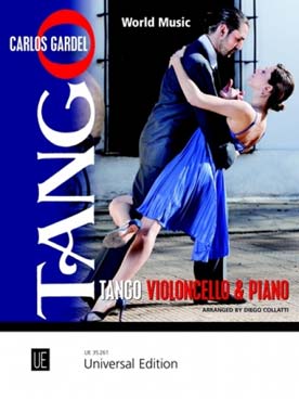 Illustration gardel tangos violoncello & piano
