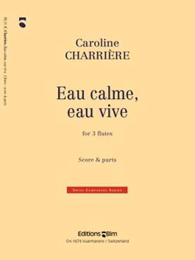 Illustration charriere eau calme, eau vive